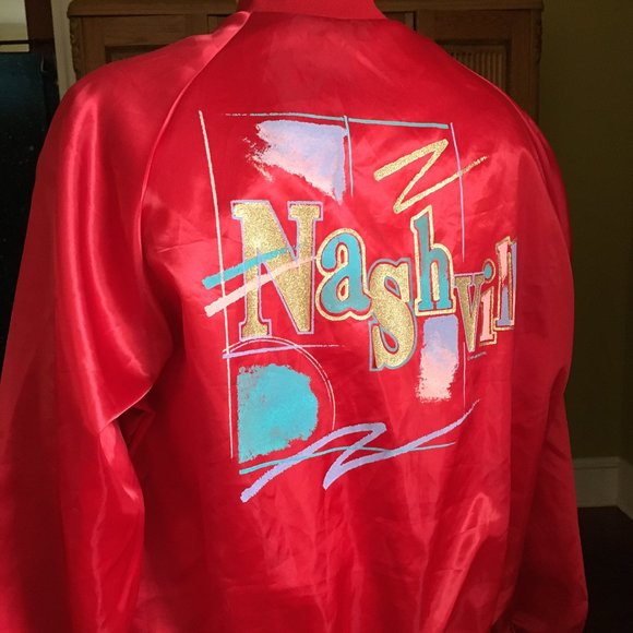 Vintage Westark Nashville satin bomber jacket - Picture 3 of 8